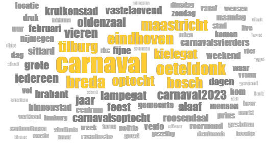 Trending topics in Den Bosch Oeteldonk 2023
