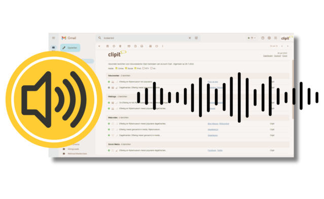 Clipit newscast – Jouw gesproken nieuwsselectie